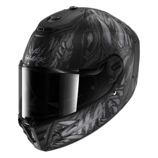 Shark Spartan RS Shaytan Helmet Matt Anthracite/Anthracite (KAA)