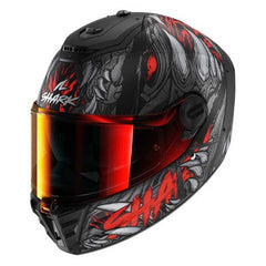Shark Spartan RS Shaytan Helmet Matt Red/Anthracite (KRA)