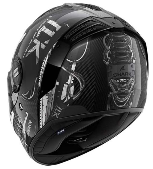 Shark Spartan RS Carbon Xbot Helmet Anthracite/Sliver (DAS)