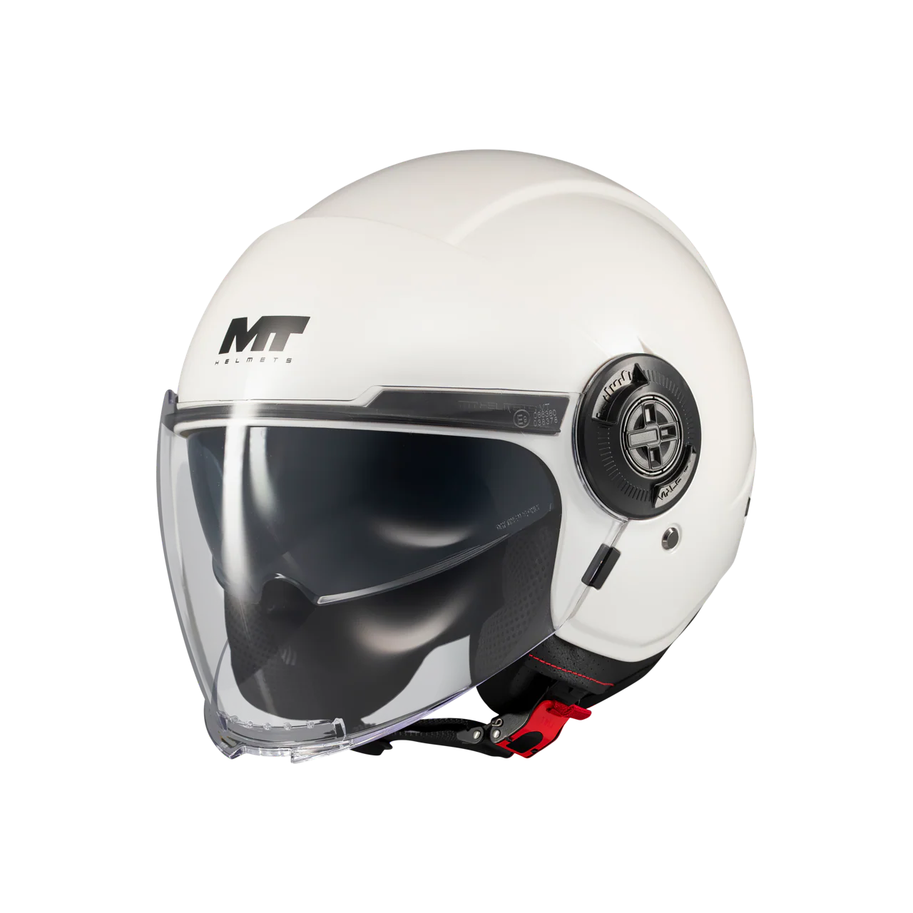 MT Helmets Viale SV Solid A0 Gloss White Helmet