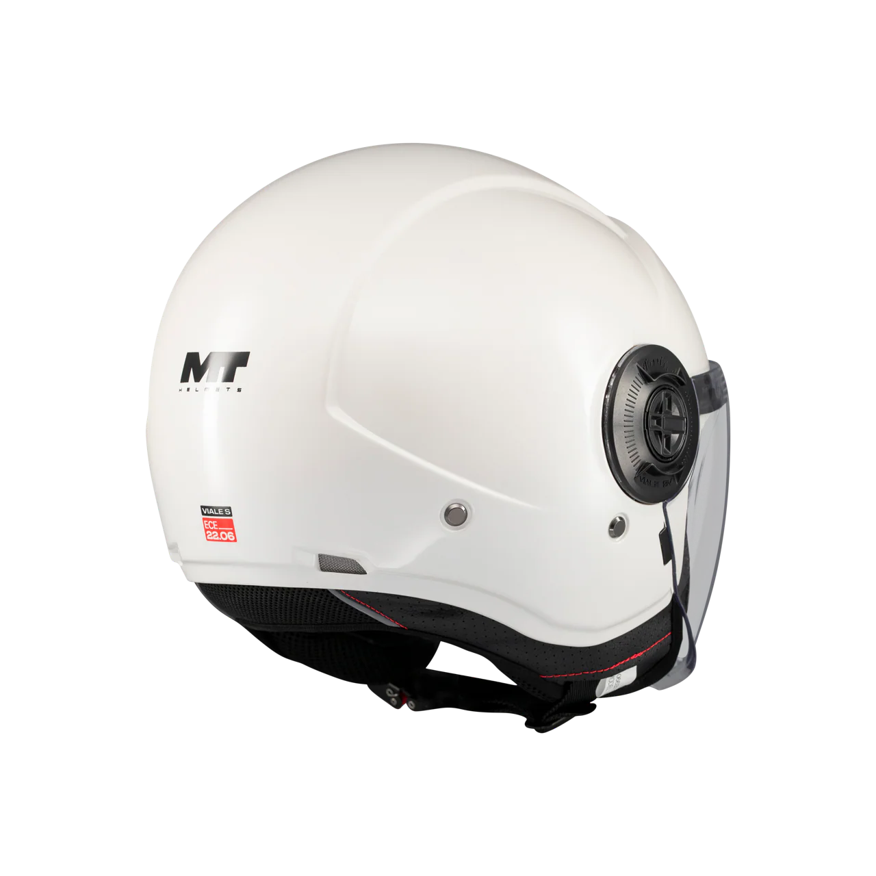 MT Helmets Viale SV Solid A0 Gloss White Helmet