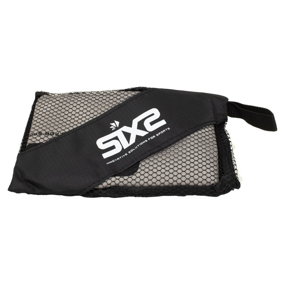 SIX2 Suede Towel GREY/BLACK 40x80cm