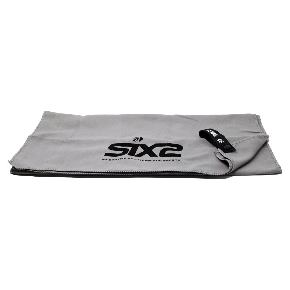 SIX2 Suede Towel GREY/BLACK 40x80cm