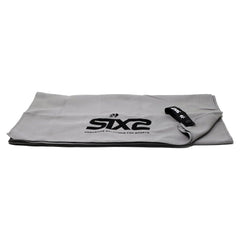 SIX2 Suede Towel GREY/BLACK 40x80cm