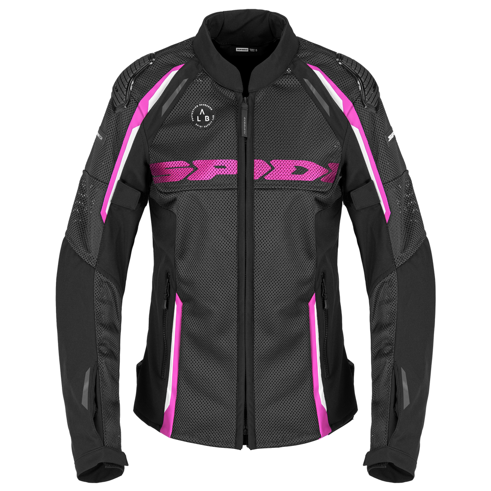 Spidi Race Warrior 2 Net Black/Fuchsia (545) Lady Jacket