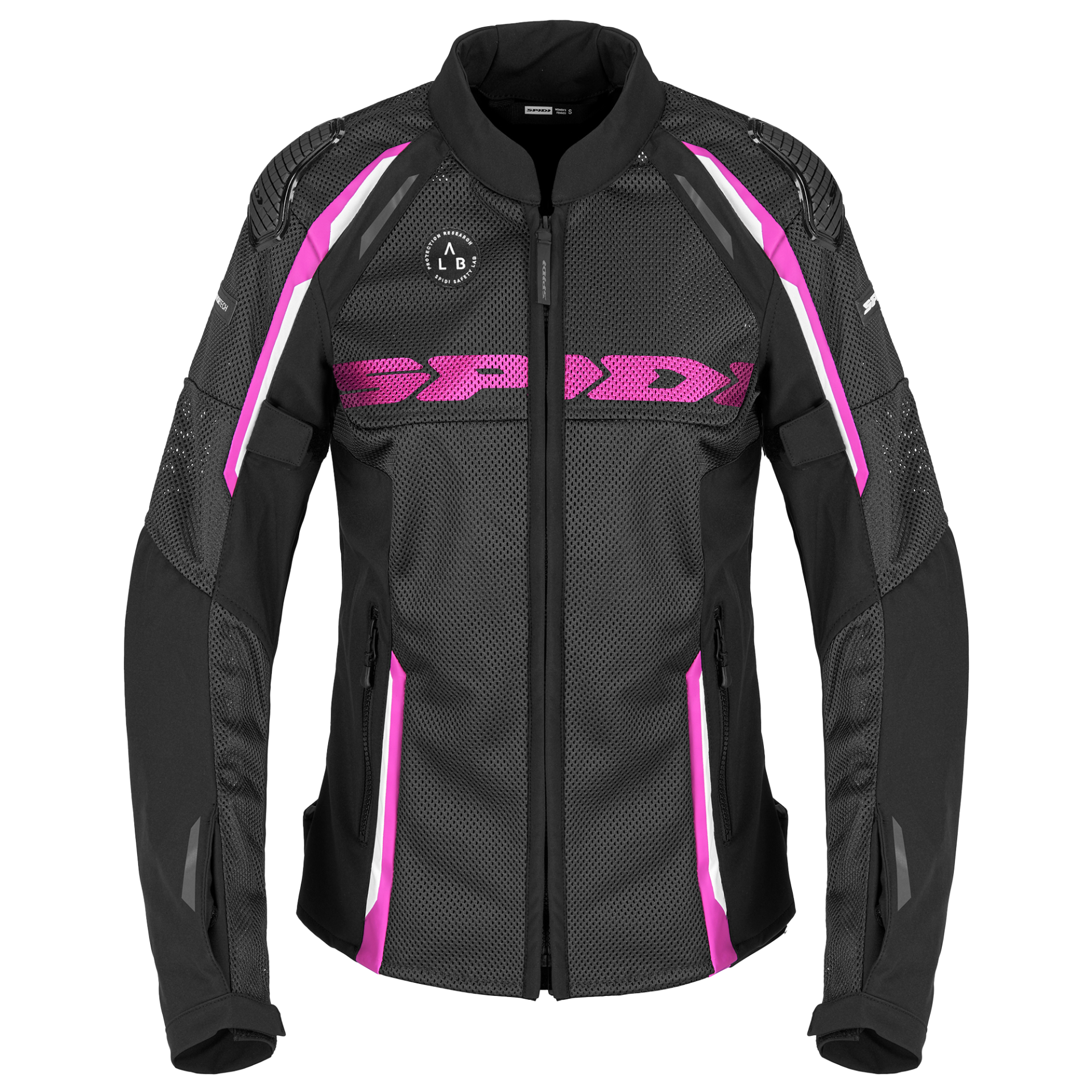 Spidi Race Warrior 2 Net Black/Fuchsia (545) Lady Jacket