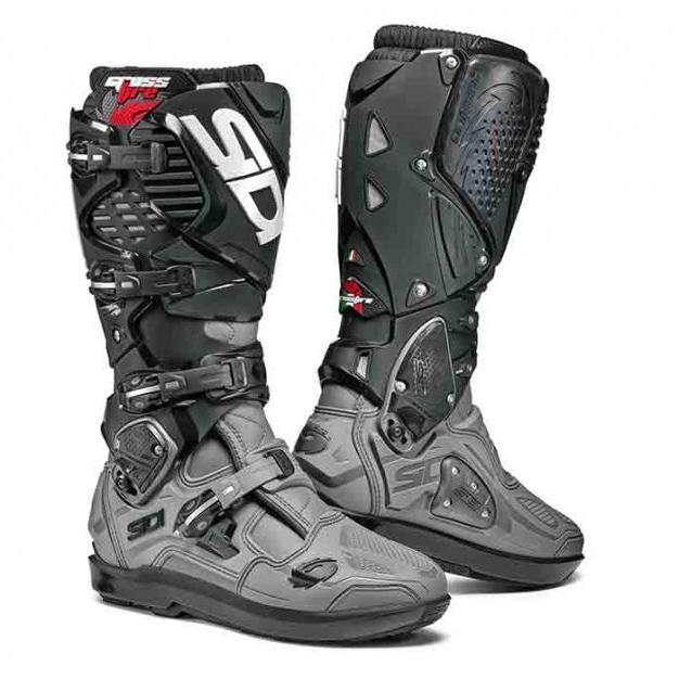 SIDI Crossfire 3 SRS Grey/Black Boots (NEW 2024)