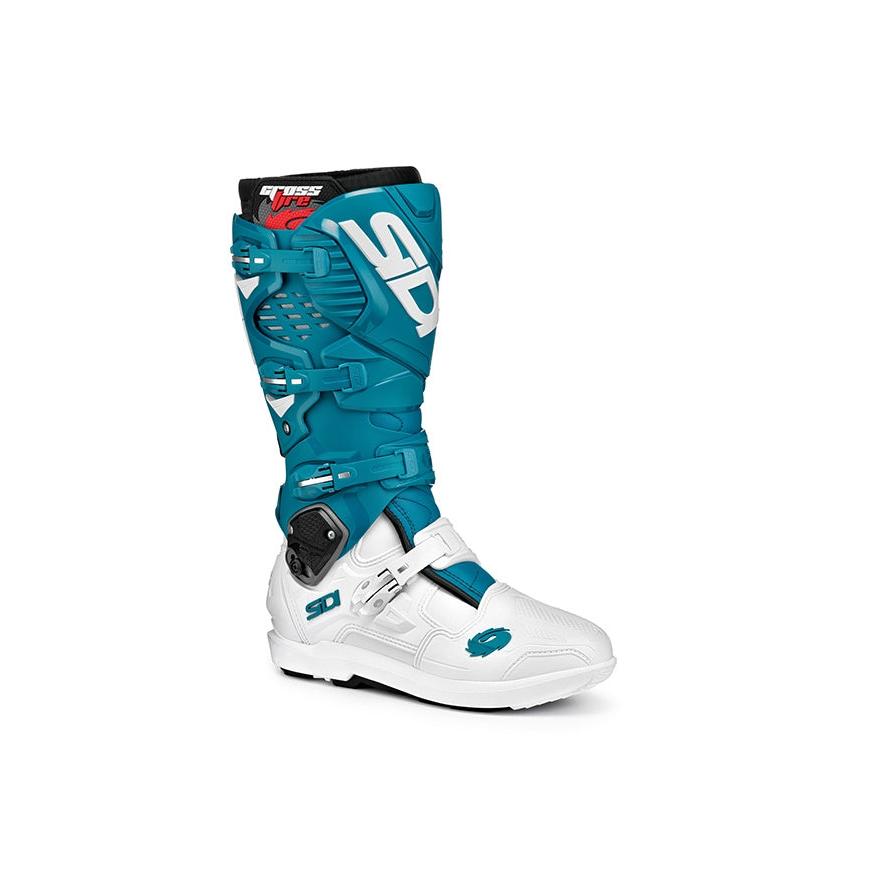 SIDI Crossfire 3 SRS White/Petrol Boots