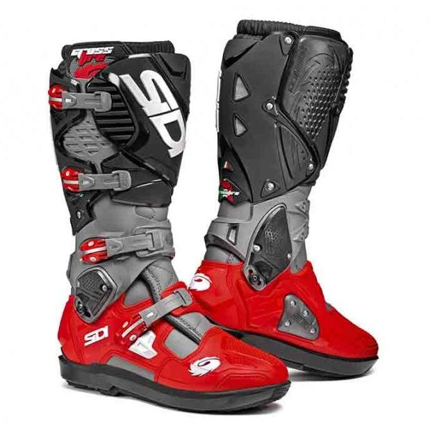 SIDI Crossfire 3 SRS Grey/Red/Black Boots