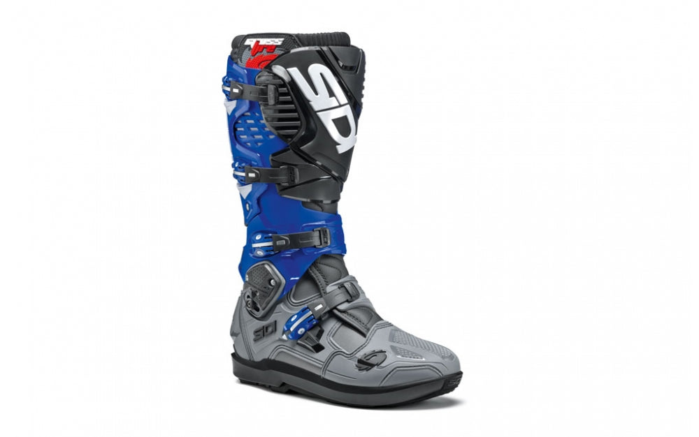 SIDI Crossfire 3 SRS Grey/Blue/Black Boots (NEW 2024)