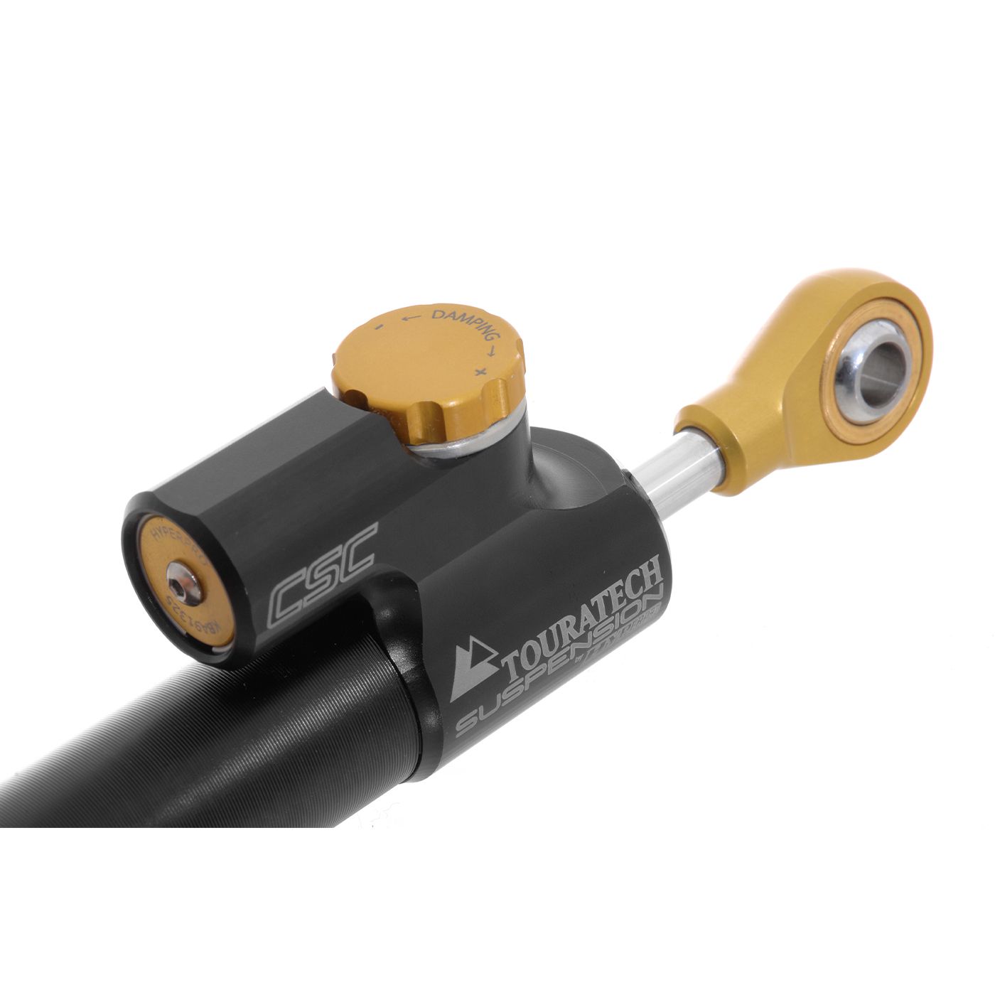 Touratech Suspension steering damper "CSC" for BMW R1200GS(LC)/R1250GS/R1200GS(LC)/R1250GS Adventure (2014-2024), with mounting kit