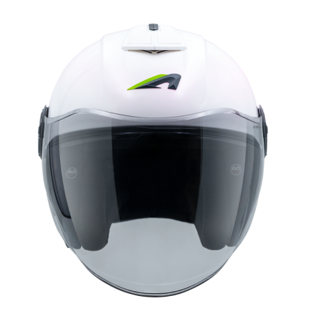 Astone MJS6 Iridium White Pink Mini Jet Helmet