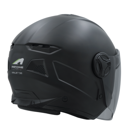 Astone MJS6 Matt Black Mini Jet Helmet