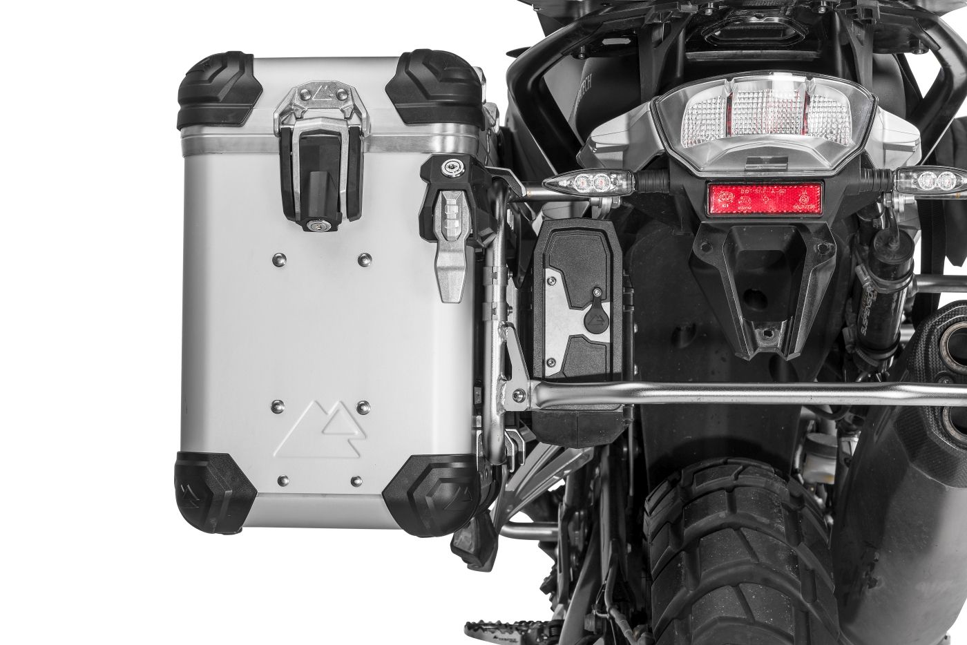Motorcycle toolbox left for ZEGA Evo pannier systems for BMW R1300GS/ Adventure, R1250GS/ Adventure, R1200GS (LC)/ Adventure (LC) + KTM 1290 Super Adventure S/R (2021-)/ 1390 Super Adventure S/R