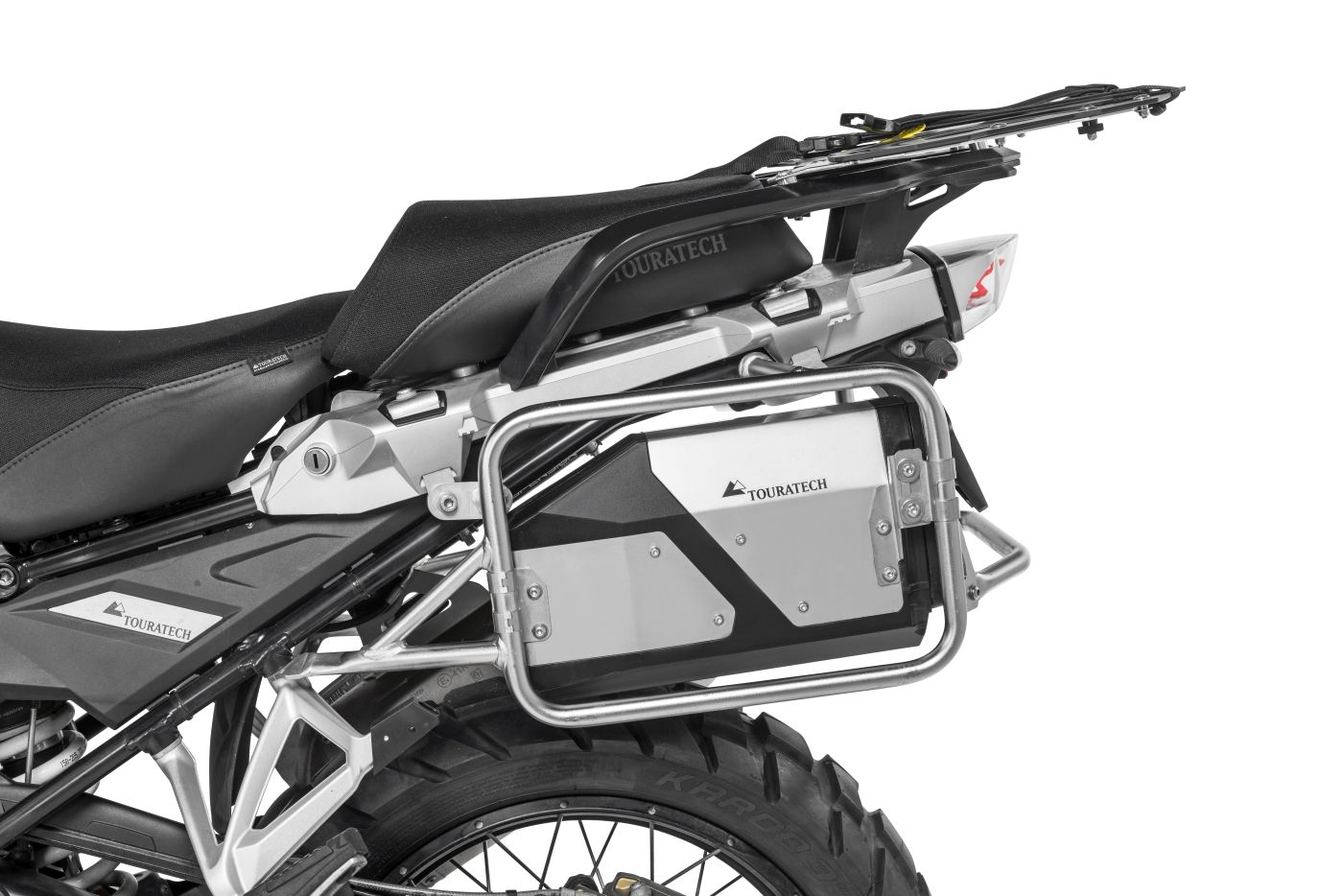Motorcycle toolbox left for ZEGA Evo pannier systems for BMW R1300GS/ Adventure, R1250GS/ Adventure, R1200GS (LC)/ Adventure (LC) + KTM 1290 Super Adventure S/R (2021-)/ 1390 Super Adventure S/R