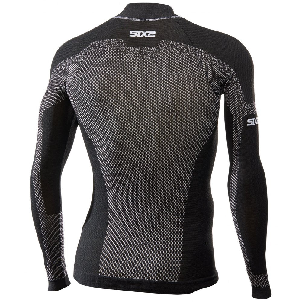 SIX2 BreezyTouch Turtleneck Long-Sleeve Jersey Black Carbon (TS3L)