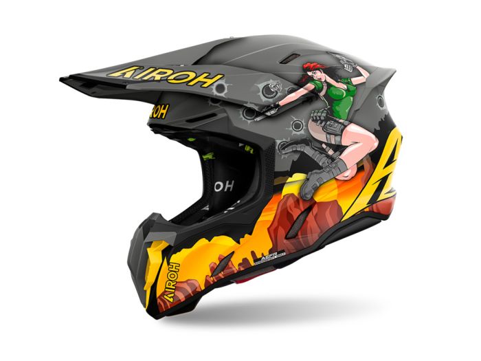 Airoh Twist 3 Adventure Matt Helmet