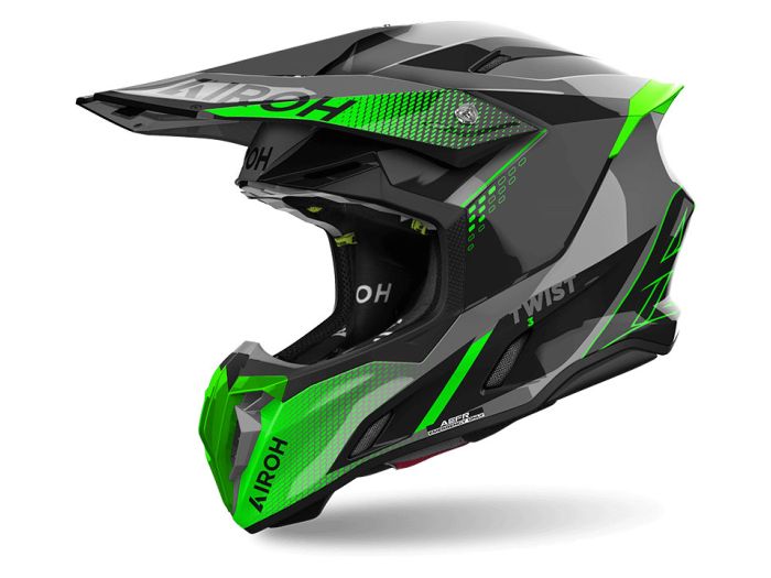Airoh Twist 3 Shard Green Gloss Helmet