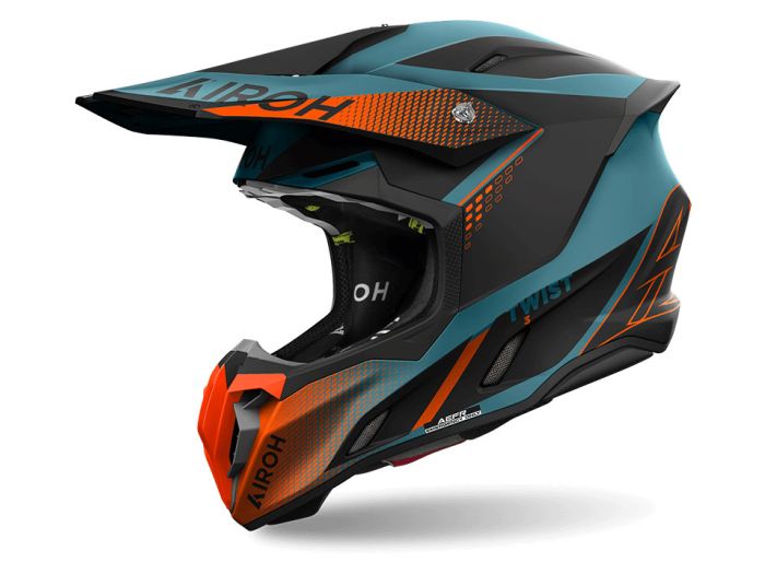 Airoh Twist 3 Shard Orange Matt Helmet
