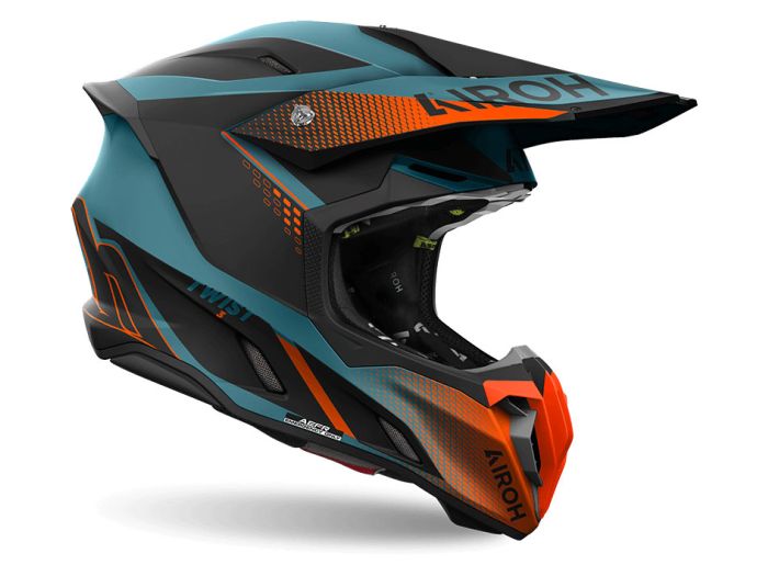 Airoh Twist 3 Shard Orange Matt Helmet