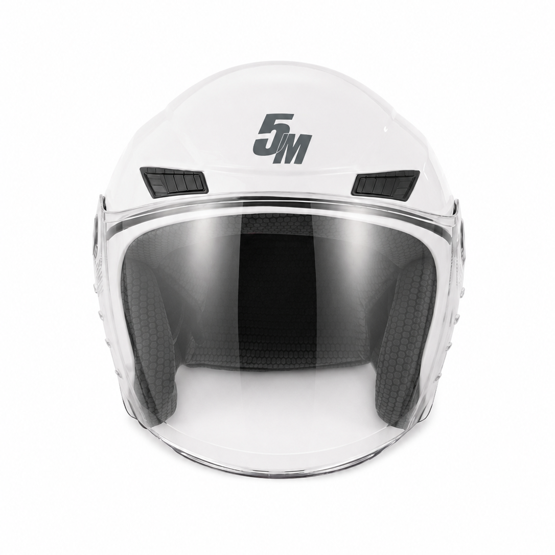 5M 1.1 Gloss White v2 Helmet