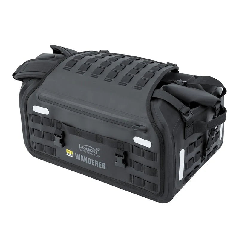 Loboo Wanderer 50L Waterproof Motorcycle Tail Bag (BWB50T02BK)