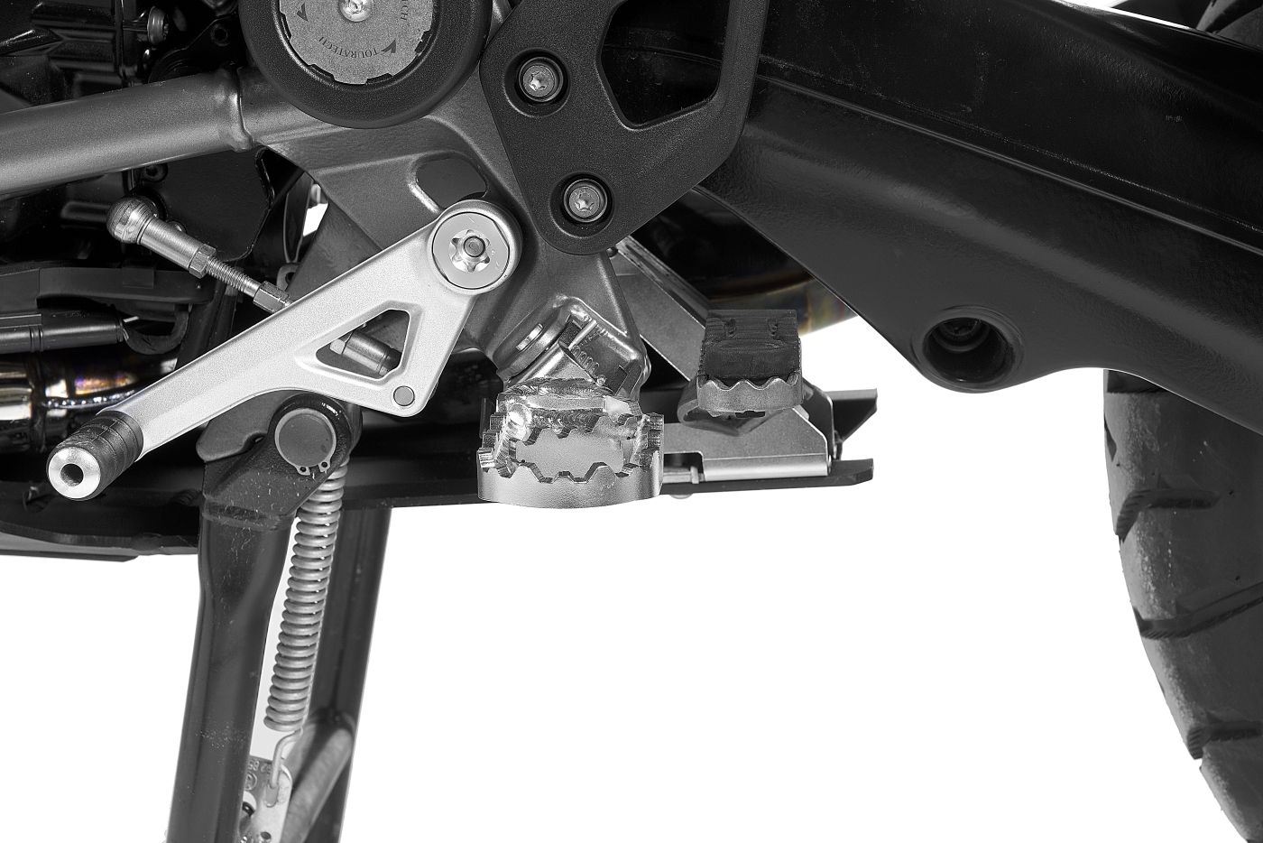 *Works* long-distance foot pegs, low for BMW R1300GS/ Adventure, R1250GS/ Adventure, R1200GS (LC)/ Adventure (LC), F900GS/ Adventure, F850GS/ Adventure, F800GS(2024-), F750GS