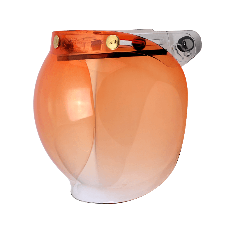 Astone Bubble Visor - BV3 (Gradient Orange Bubble) for 3 Button Retro Helmets