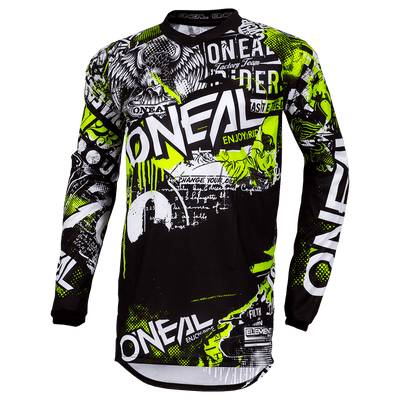 ONEAL ELEMENT Jersey ATTACK Black/ Neon Yellow