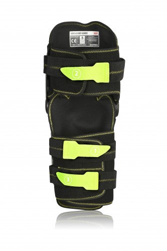 Acerbis Ginocchiera Gorilla Pair Black/Yellow Knee Guard