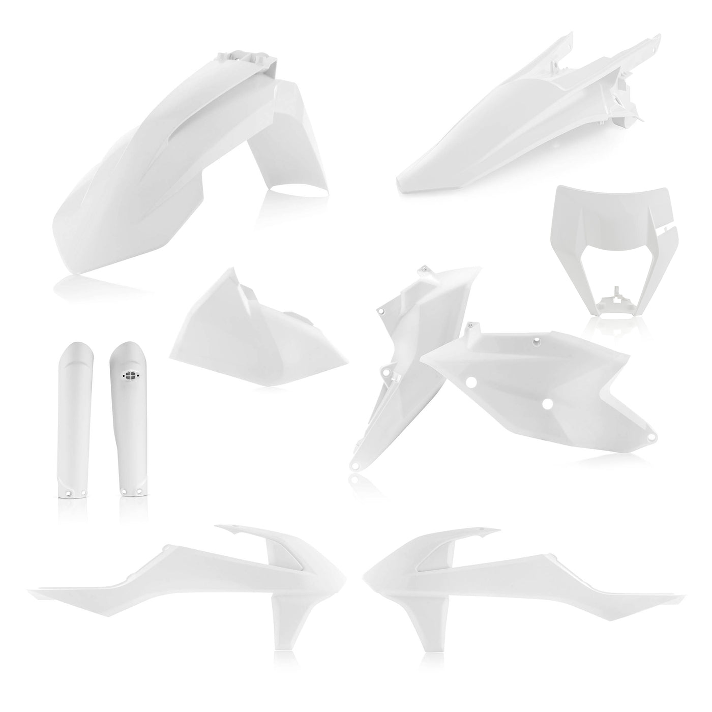 Acerbis Full Kit Plastics KTM Exc-F 20/23 - White