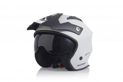 Acerbis Jet Aria Silver/Black Helmet
