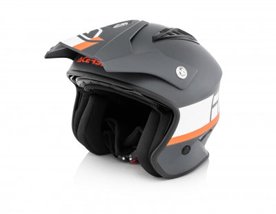 Acerbis Jet Aria Grey/White Helmet