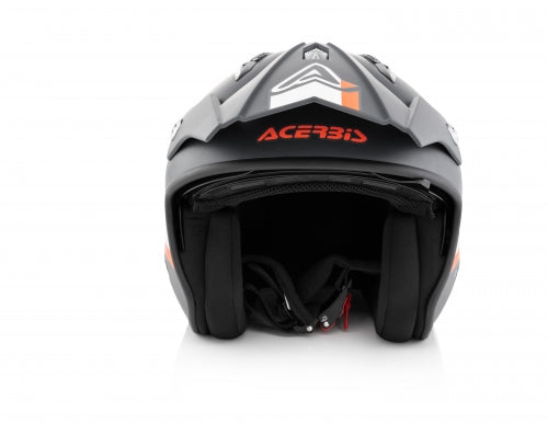 Acerbis Jet Aria Grey/White Helmet