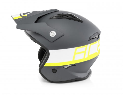 Acerbis Jet Aria Black/ Yellow Helmet