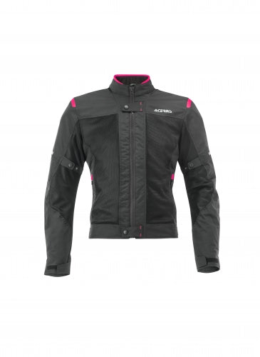 Acerbis Ramsey My Vented Black/Pink 2.0 Lady Jacket