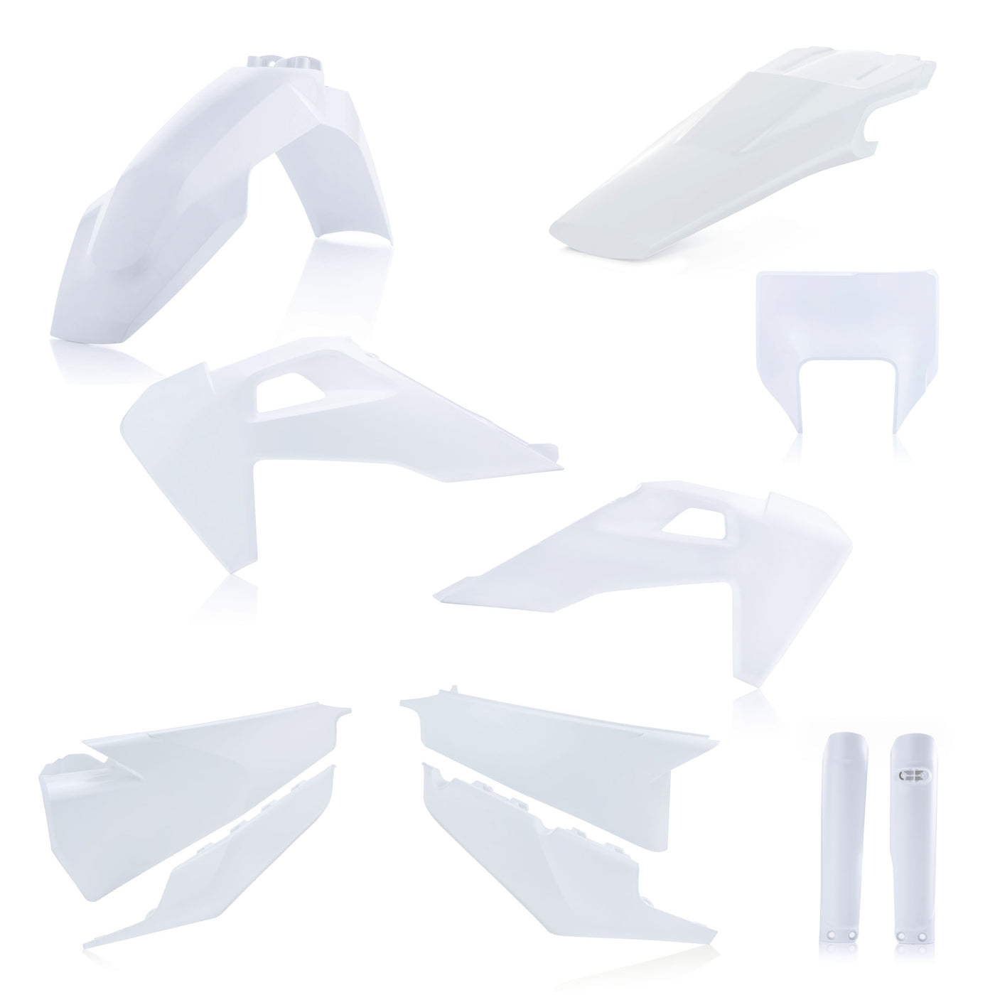 Acerbis Full Plastic Kit Husqvarna White