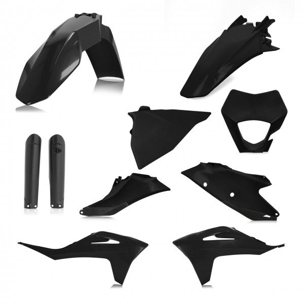Acerbis Full Kit Plastic Gas Gas EC 21/23 - Black (0024633.090)