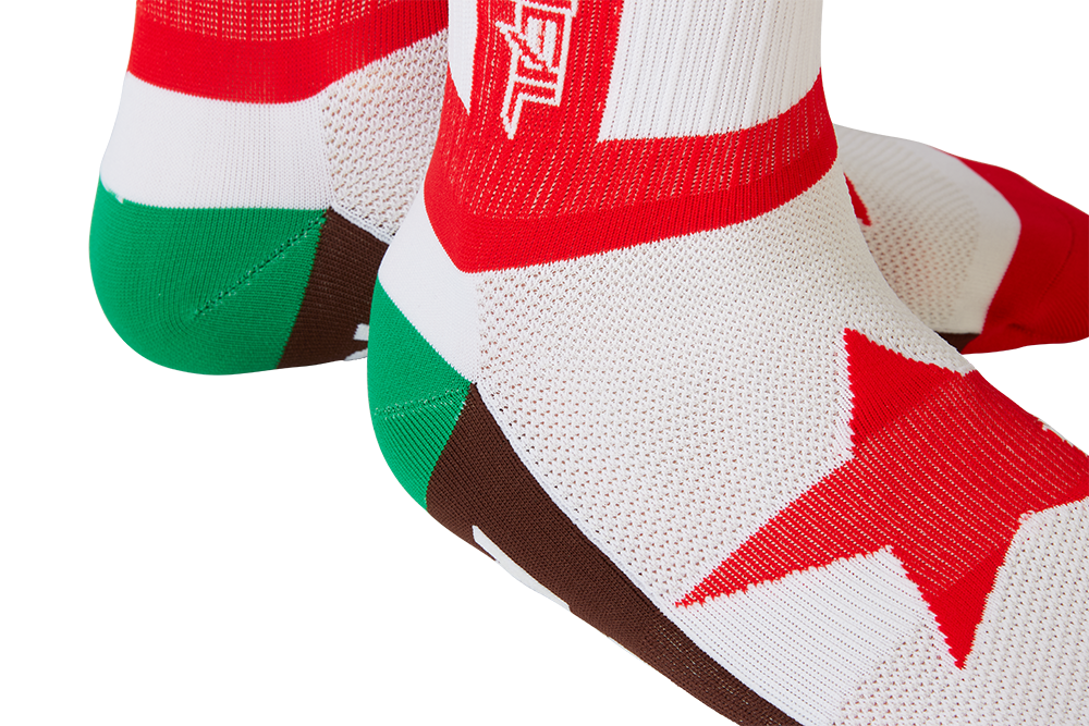 ONEAL MTB Performance Sock CALIFORNIA V.22 Red/White/Brown