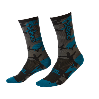 ONEAL MTB Performance Sock CAMO V.22 Gray/Blue/Black