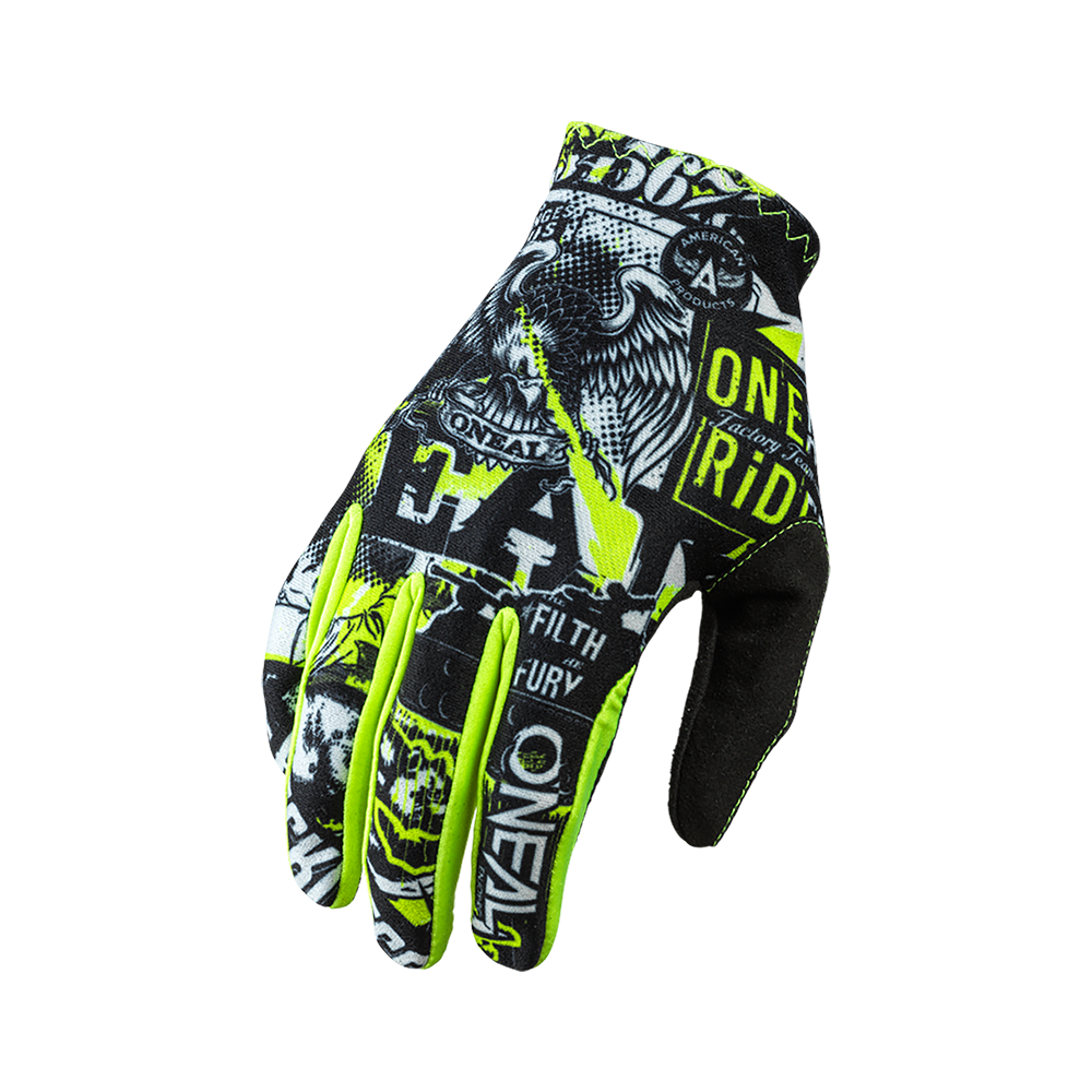 ONEAL MATRIX Youth Glove ATTACK Black/Neon Yellow