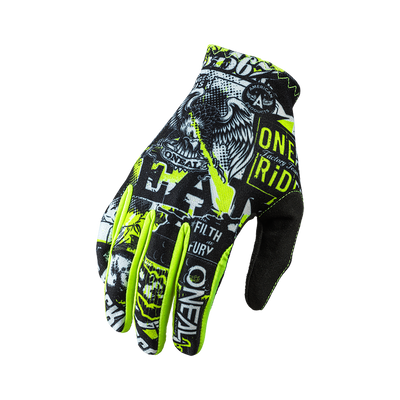 ONEAL MATRIX Youth Glove ATTACK Black/Neon Yellow