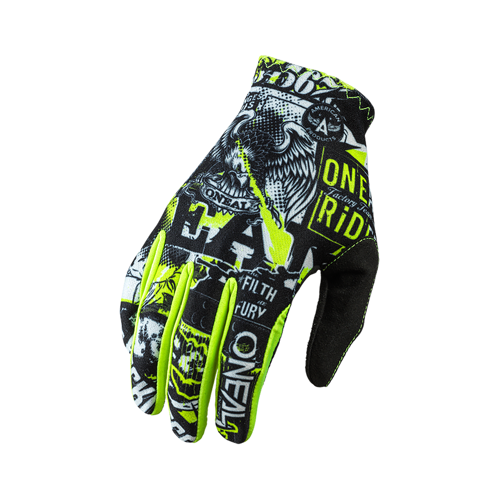 ONEAL MATRIX Glove ATTACK Black/Neon Yellow