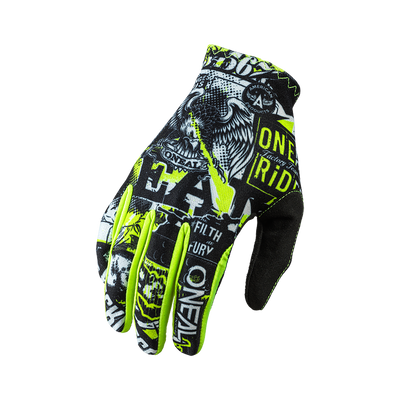 ONEAL MATRIX Glove ATTACK Black/Neon Yellow