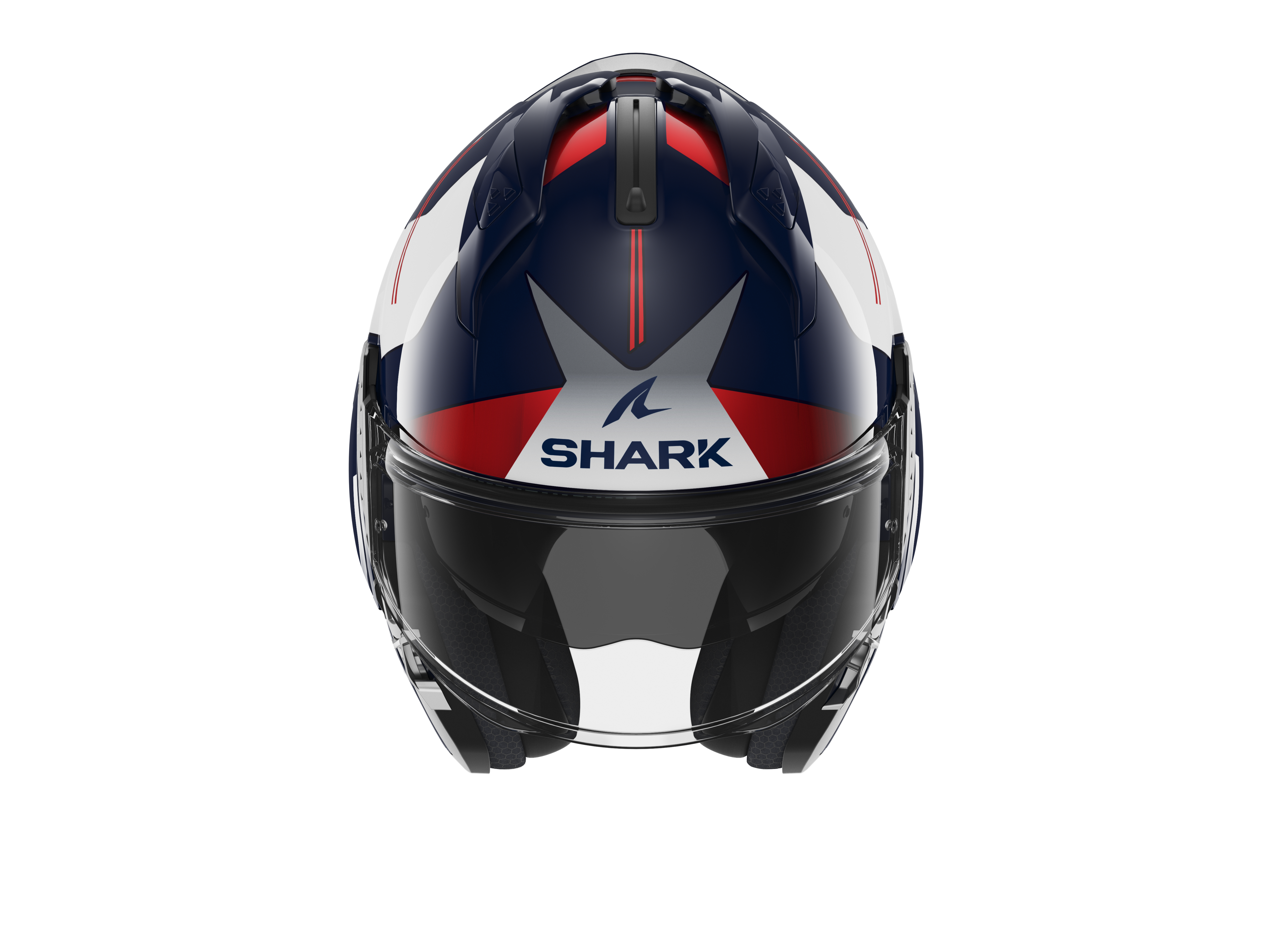 Shark EVO GT Tekline Blue White Red Helmet (BUR)