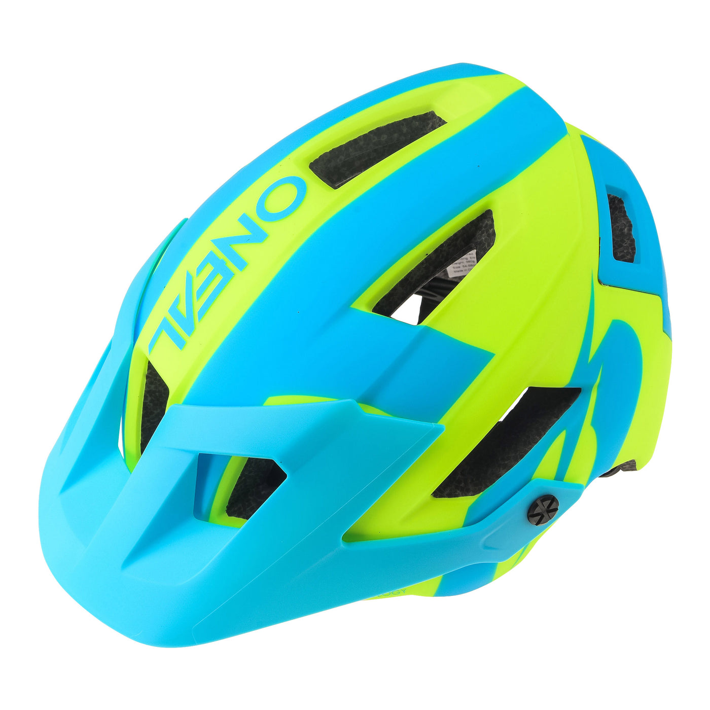 ONEAL DEFENDER 2.0 Helmet SLIVER Neon Yellow/Blue