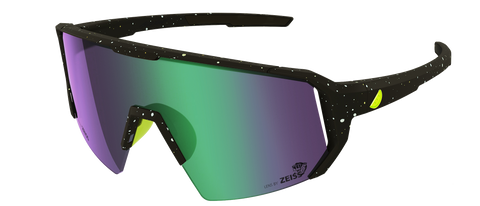 Melon Alleycat Sunglasses (trail) - Paint Splat /Yellow Highlights/ Violet