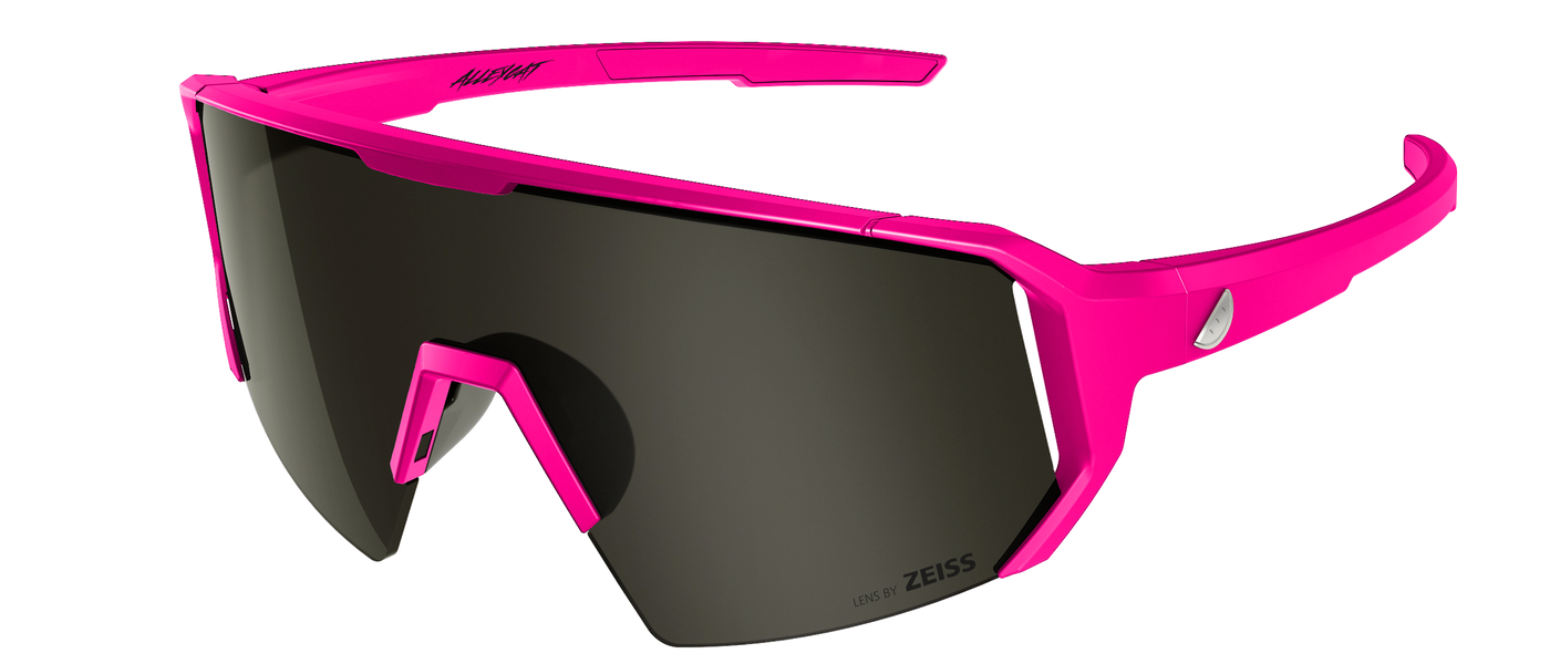 Melon Alleycat Sunglasses (trail) - Pink/ Silver Highlights/ Smoke