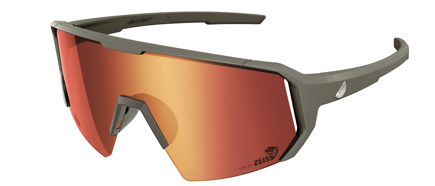 Melon Alleycat Sunglasses (trail) - All Grey / Red