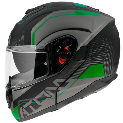 MT Helmets Atom SV Quark A6 Matt Fluor Green Helmet